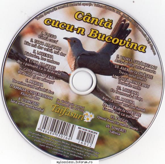 VA - Canta cucu-n Bucovina-CD-FLAC-2016-MiNT - Lossless - @ Muzica/Albume in format Lossless [FLAC]-[ROMANEASCA]