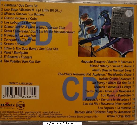 VA - Club Latino (2CD) (2000) - FLAC - DOWNLOAD: Trackli - @ Muzica/Albume in format Lossless [FLAC]-[STRAINA]