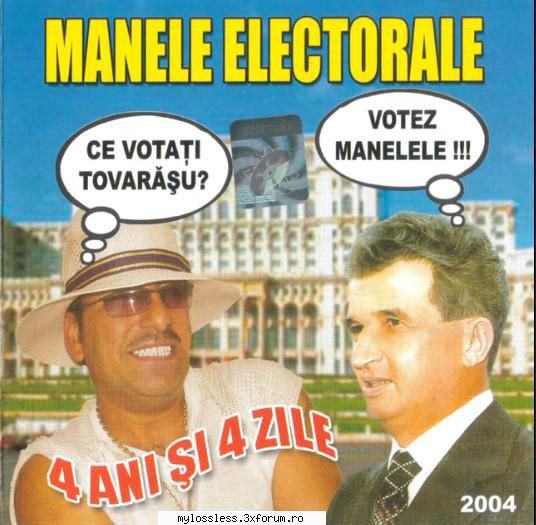 va - manele electorale (4 ani si 4 zile) (2004) (album romeo fantastick feat. play aj feat. alex