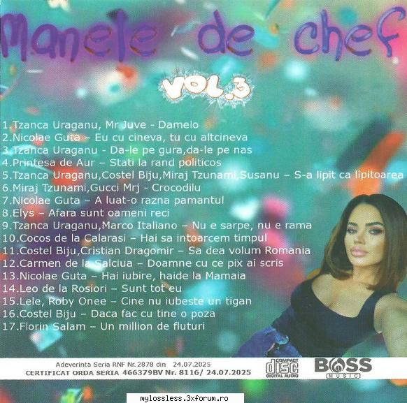 VA - Manele de Chef Vol. ) CD-Flac--MiNT - andrei88sv - @ Muzica/Albume in format Lossless [FLAC]-[ROMANEASCA]