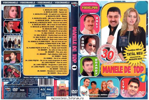 VA - Manele de Top Vol.1-2006-DVD-NF - Tracklist: 01. Nicoleta Guta - @ DVD-uri Romanesti cu muzica [VIDEO]