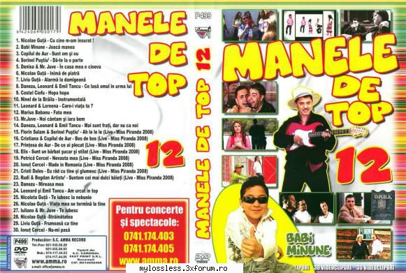 VA - Manele de Top Vol. -DVD-NF - Tracklist: 01. Nicolae Guta - Cu - @ DVD-uri Romanesti cu muzica [VIDEO]