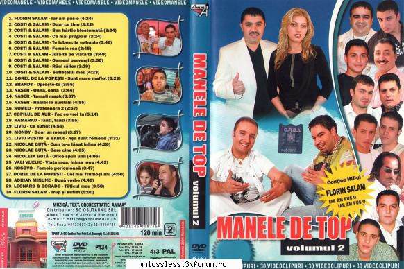 VA - Manele de Top Vol.2-2006-DVD-NF - Tracklist: 01. Florin Salam - @ DVD-uri Romanesti cu muzica [VIDEO]