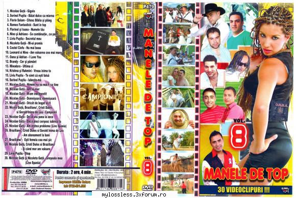 VA - Manele de Top Vol.8-2007-DVD-NF - Tracklist: 01. Nicolae Guta - @ DVD-uri Romanesti cu muzica [VIDEO]