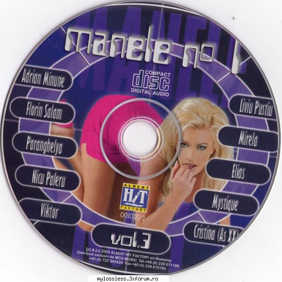 VA - Manele number one Vol.3-CD-FLAC-2003-MiNT - Lossless - @ Muzica/Albume in format Lossless [FLAC]-[ROMANEASCA]