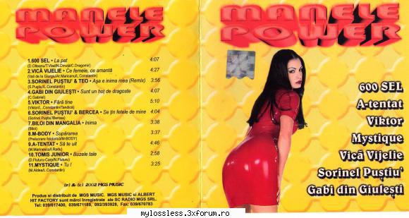 VA - Manele power-CD-FLAC-2002-MiNT - PlayList: 1. (0 - @ Muzica/Albume in format Lossless [FLAC]-[ROMANEASCA]