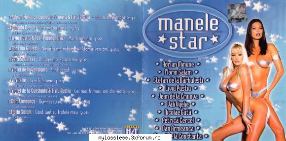 VA - Manele star-CD-FLAC-2003-MiNT - Tracklist: 1. (0 - @ Muzica/Albume in format Lossless [FLAC]-[ROMANEASCA]