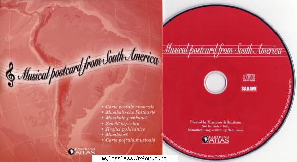 VA - Musical postcard from South America-MAG-2007-LOSSLESS-MiNT - Lossless - @ Muzica/Albume in format Lossless [FLAC]-[STRAINA]