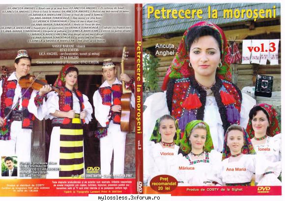 VA - Petrecere la moroseni Vol.3-2007-PAL-MDVDR-MT - Tracklist: 01. An - @ DVD-uri Romanesti cu muzica [VIDEO]