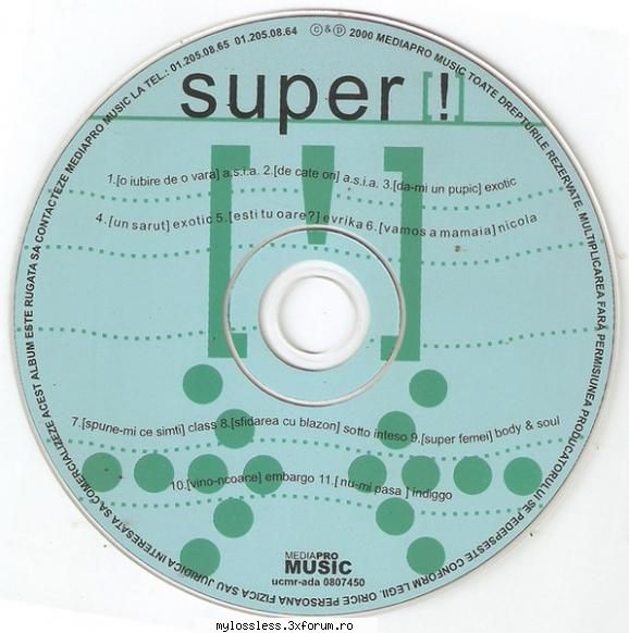 VA - Super ! (2000) CD-Flac--MiNT - VA - Super ! (200 - @ Muzica/Albume in format Lossless [FLAC]-[ROMANEASCA]