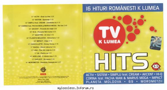 VA - TV K Lumea Hits-Retail-2004-LOSSLESS-MiNT - Lossless - @ Muzica/Albume in format Lossless [FLAC]-[ROMANEASCA]