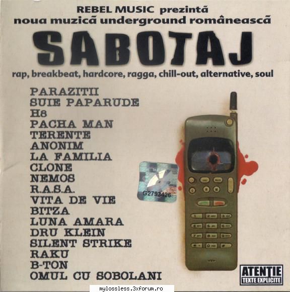 Various Artists - Sabotaj-CD-FLAC-2003-MT - kaname - @ Muzica/Albume in format Lossless [FLAC]-[ROMANEASCA]