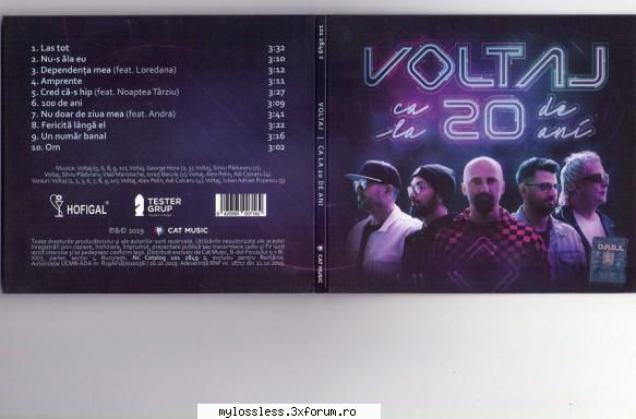 Voltaj - Ca la 20 de ani-CD-FLAC-2019-MiNT - Lossless - @ Muzica/Albume in format Lossless [FLAC]-[ROMANEASCA]